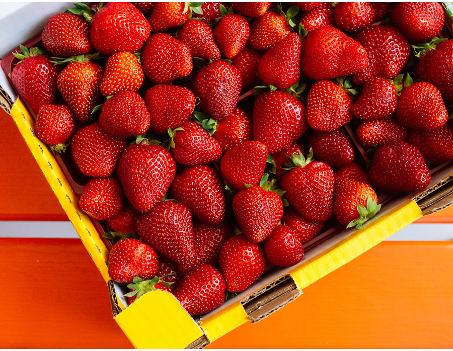 天然的台灣大湖草莓製成的草莓果乾