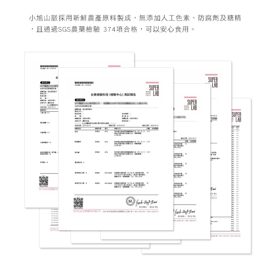 農產品檢驗合格